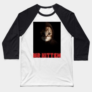 Mr Kitten Baseball T-Shirt